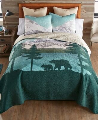 Bear Mountain 3 Piece Quilt Set Collection