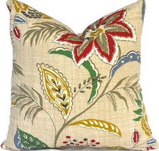 Sale 12x12 Indoor Pillow Covers Decorative Home Decor Floral Designer Throw Tradewinds Tropical