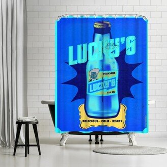 71 x 74 Shower Curtain, Luckys by Diego Patino