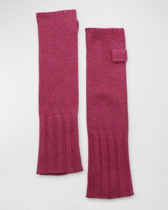 Long Cashmere Fingerless Gloves