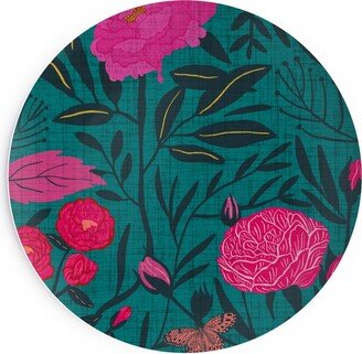 Salad Plates: Modern Chintz Salad Plate, Green