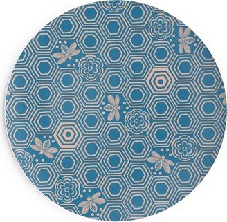 Salad Plates: Honeyrose Salad Plate, Blue