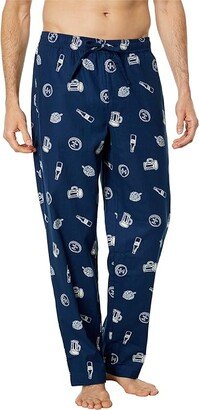 IPA Beer Pattern Classic Sleep Pants (Darkest Blue) Men's Clothing