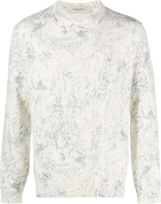 Toile-De-Jouy Crew-Neck Jumper