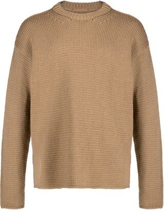 Crew-Neck Chunky-Knit Jumper