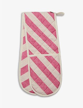 Tori Murphy Totto Striped Cotton-quilted Oven Glove-AA