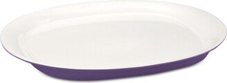 Round & Square Purple Oval Platter