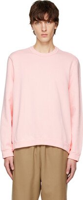 Pink Raw Collar Sweater