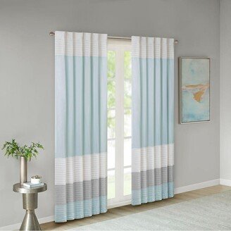 Gracie Mills 1-pc Amherst Polyoni Pintuck Curtain Panel - 84