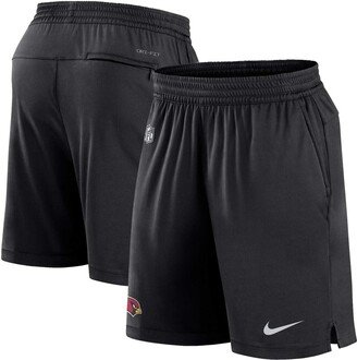 Men's Black Arizona Cardinals Sideline Performance Shorts