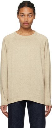 Beige Crewneck Sweater-AD