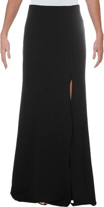 Juniors Womens Knit Long Maxi Skirt