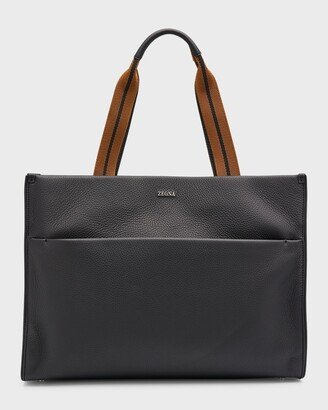 Men's Deerskin Tote Bag