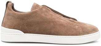 Slip-On Suede Sneakers-AD