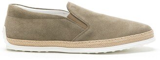 Panelled Slip-On Sneakers-AC