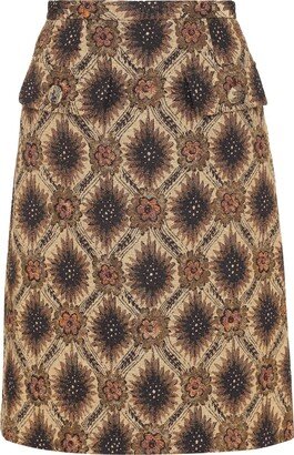 Jacquard Skirt-AA