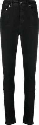 High-Waist Skinny-Fit Trousers