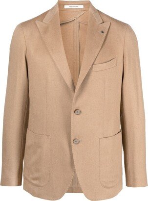 Single-Breasted Tailored Blazer-AN