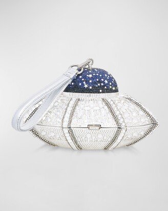 UFO Orbiter Clutch Bag With Removable Wristlet Strap