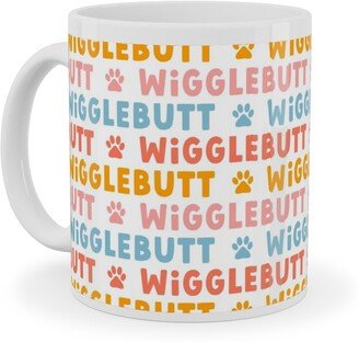 Mugs: Wigglebutt - Multi Ceramic Mug, White, 11Oz, Multicolor