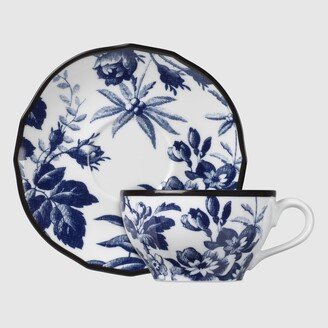 Herbarium teacup and saucer, set of two-AA