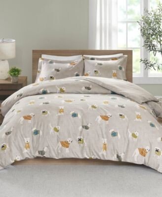 True North By Sleep Philosophy Cozy Flannel Duvet Cover Sets