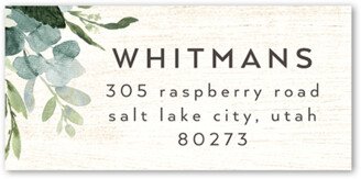 Wedding Address Labels: Naturally Green Address Label, White, Address Label, Matte