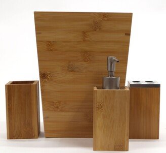 Redmon Since 1883 Redmon Bamboo 4 Piece Bathroom Accessory Set