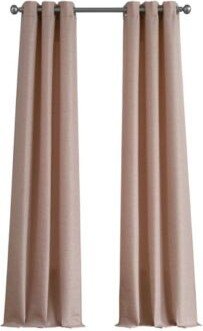 Tribeca Home Raw Faux Silk Textured Curtain Panel Pair Collection