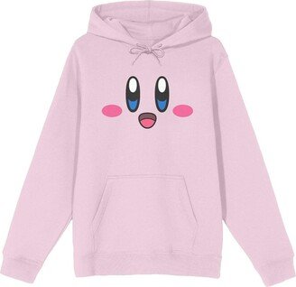 Men's and Women's Pink Kirby Graphic Pullover Hoodie