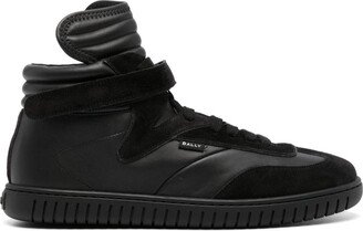 Parrel leather hi-top sneakers