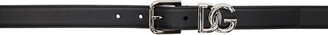 Black Logo Hardware Belt