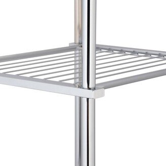 4 Tier Metro Collection Shelf Chrome