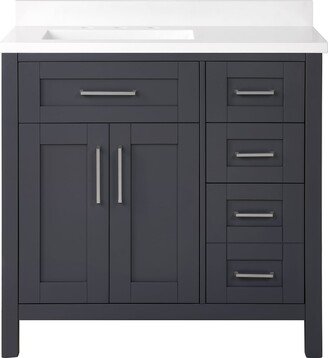 Tahoe 36 in. Dark Charcoal Vanity