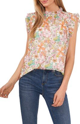 Floral Ruffle Blouse