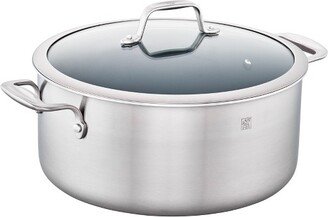 Spirit 3-ply 8-qt Stainless Steel Ceramic Nonstick Stock Pot