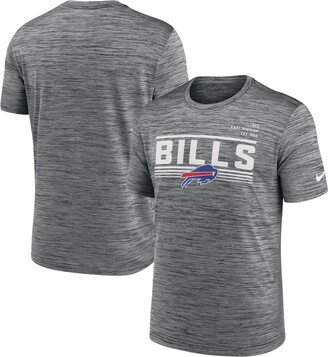 Men's Gray Buffalo Bills Yardline Velocity Performance T-shirt