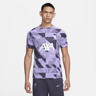 Liverpool FC Academy Pro Third Men's Dri-FIT Soccer Pre-Match Top in Purple