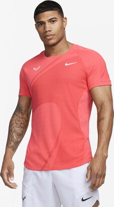 Rafa Men's Dri-FIT ADV Short-Sleeve Tennis Top in Red