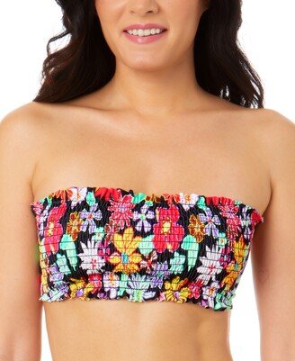 Salt + Cove Juniors' Penny Lane Smocked Bandeau Bikini Top, Created for Macy's