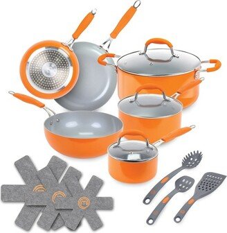 MasterChef MC3000 15 Pieces Champions Cookware Set Orange