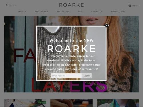 Roarke New York Promo Codes & Coupons