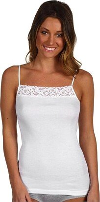 Moments Spaghetti Camisole (White) Women's Sleeveless