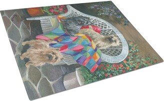 PPP3059LCB Cairn Terrier Trio Glass Cutting Board