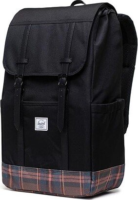 Retreat Backpack (Black Winter Plaid) Backpack Bags