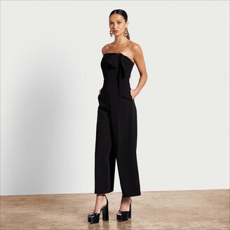 Strapless Bow Jumpsuit