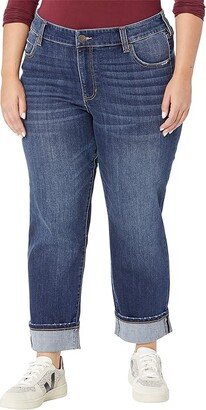 Size Marley Girlfriend Eco Jeans w/ Cuffed 27 Rolled/30 in Bartlett (Bartlett) Women's Jeans