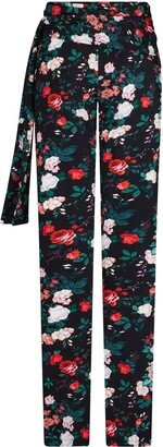 Rabanne Floral-Print Straight Trousers