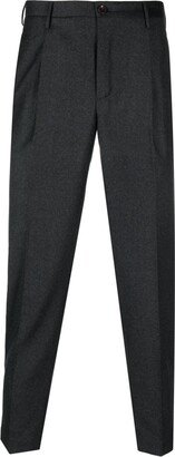 Mid-Rise Cropped Trousers-AO