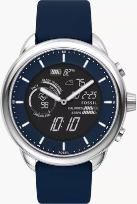 Gen 6 Wellness Edition Hybrid Smartwatch Navy Silicone